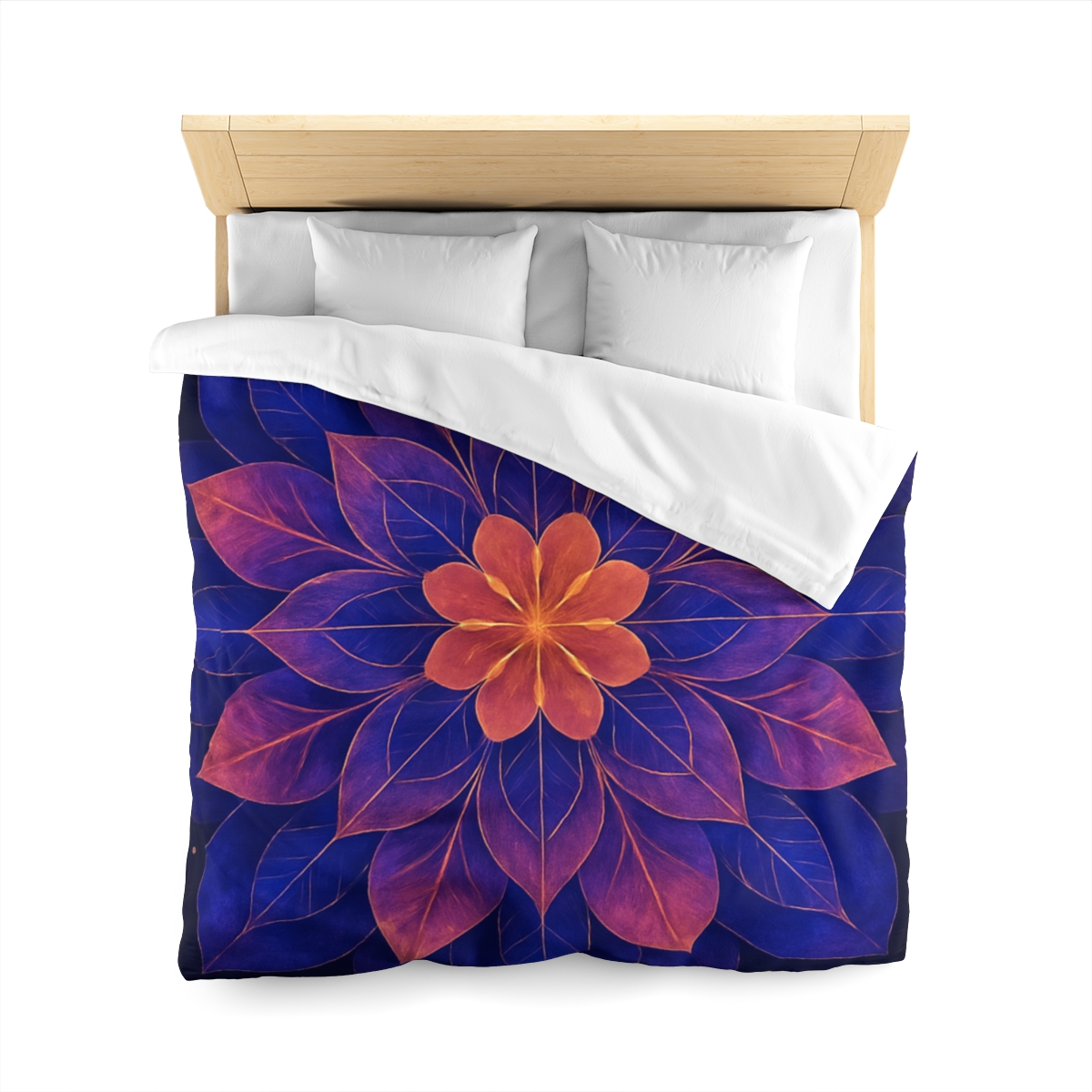 Petal Prism Mandala designer printed duvets