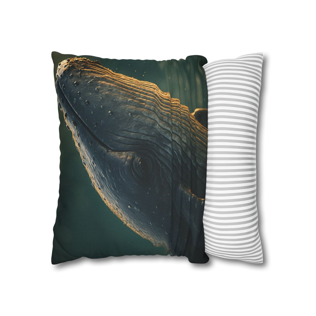 Silver Surge Humpback Whale soft cotton pillow cases