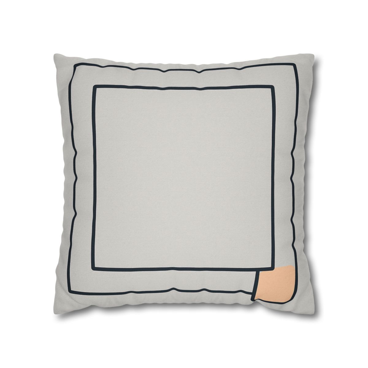 Nested Frame With Open Corner soft cotton pillow cases