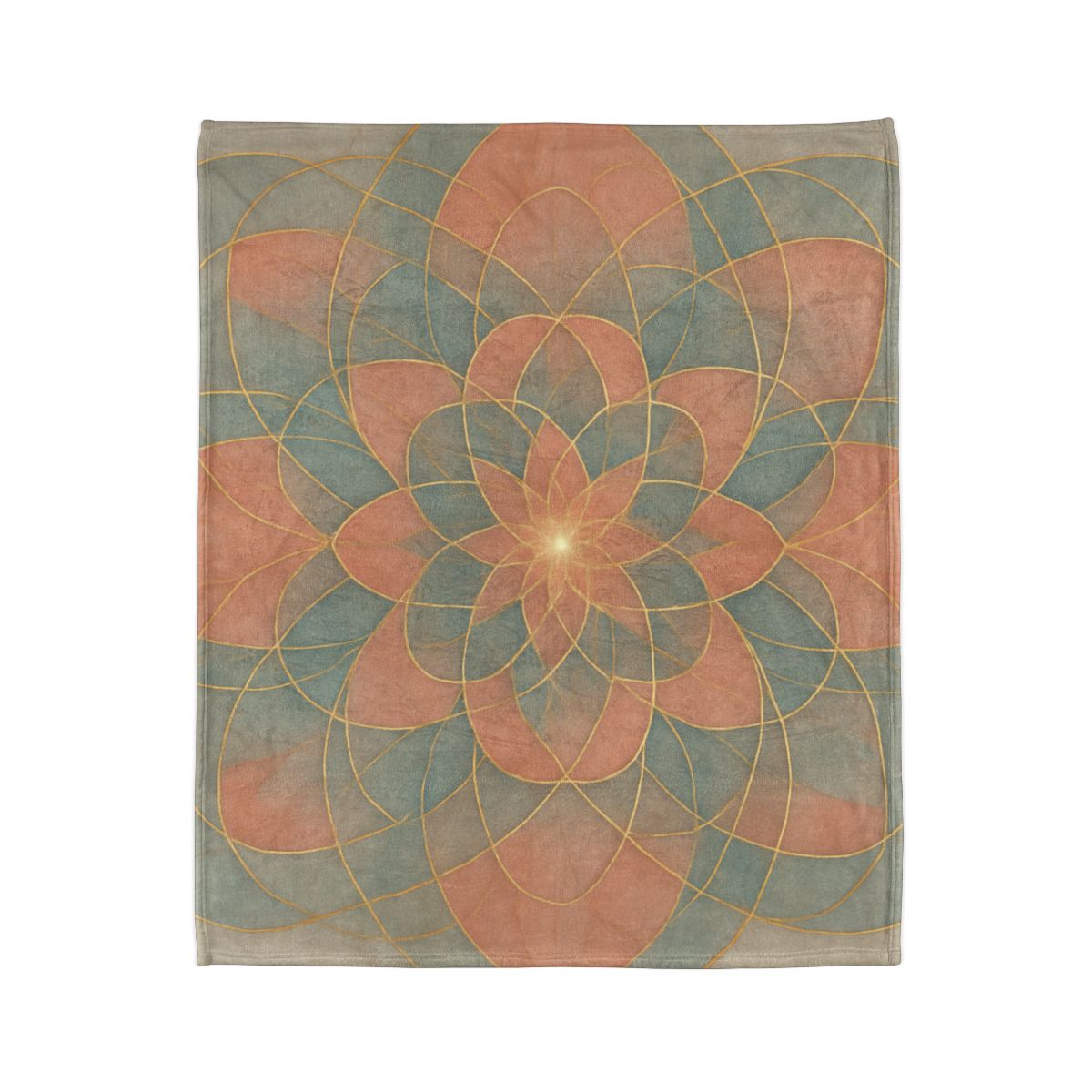 Petal Orbit Lattice decorative home blankets