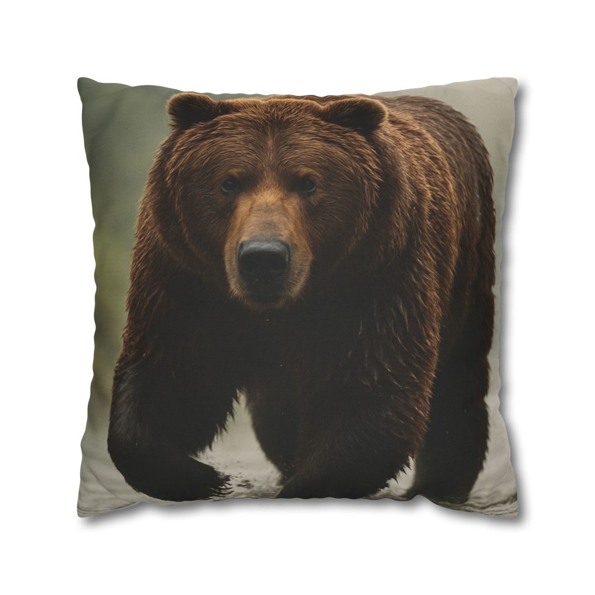River King Grizzly Bear soft cotton pillow cases
