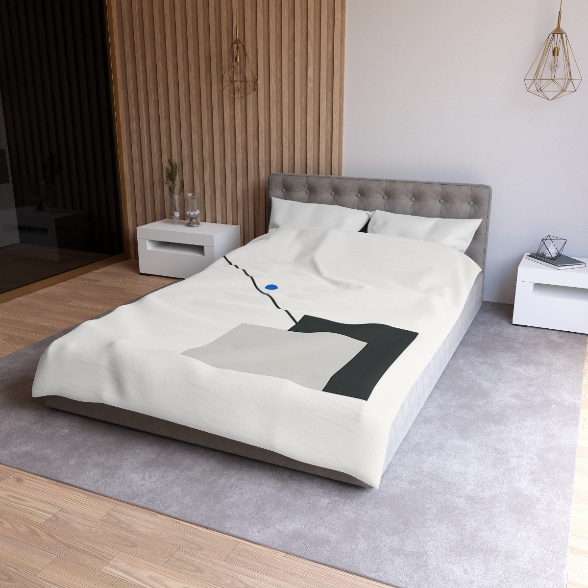 Corner Stack With Shared Diagonal trendy bedroom duvets