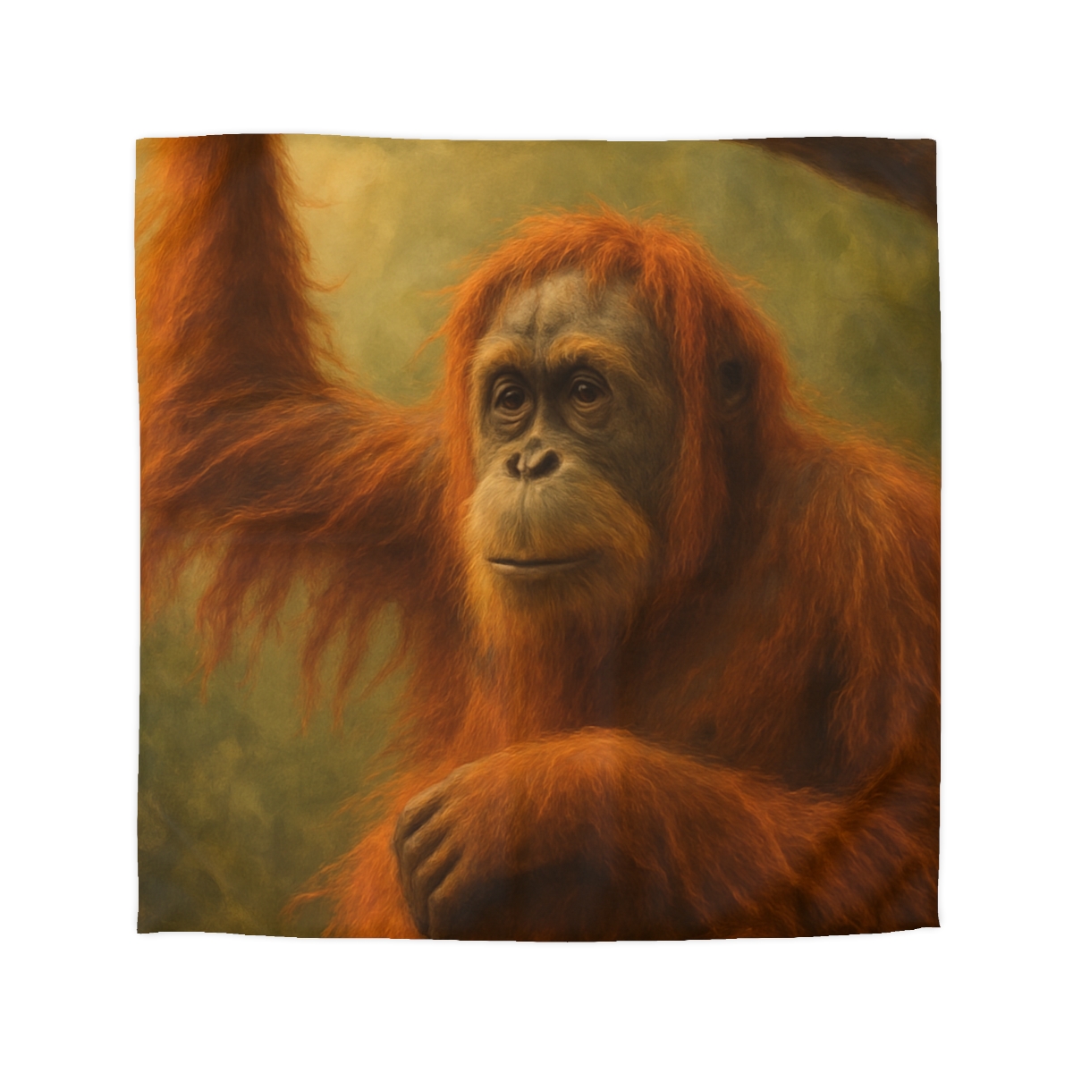 Canopy Sage Orangutan unique patterned duvets