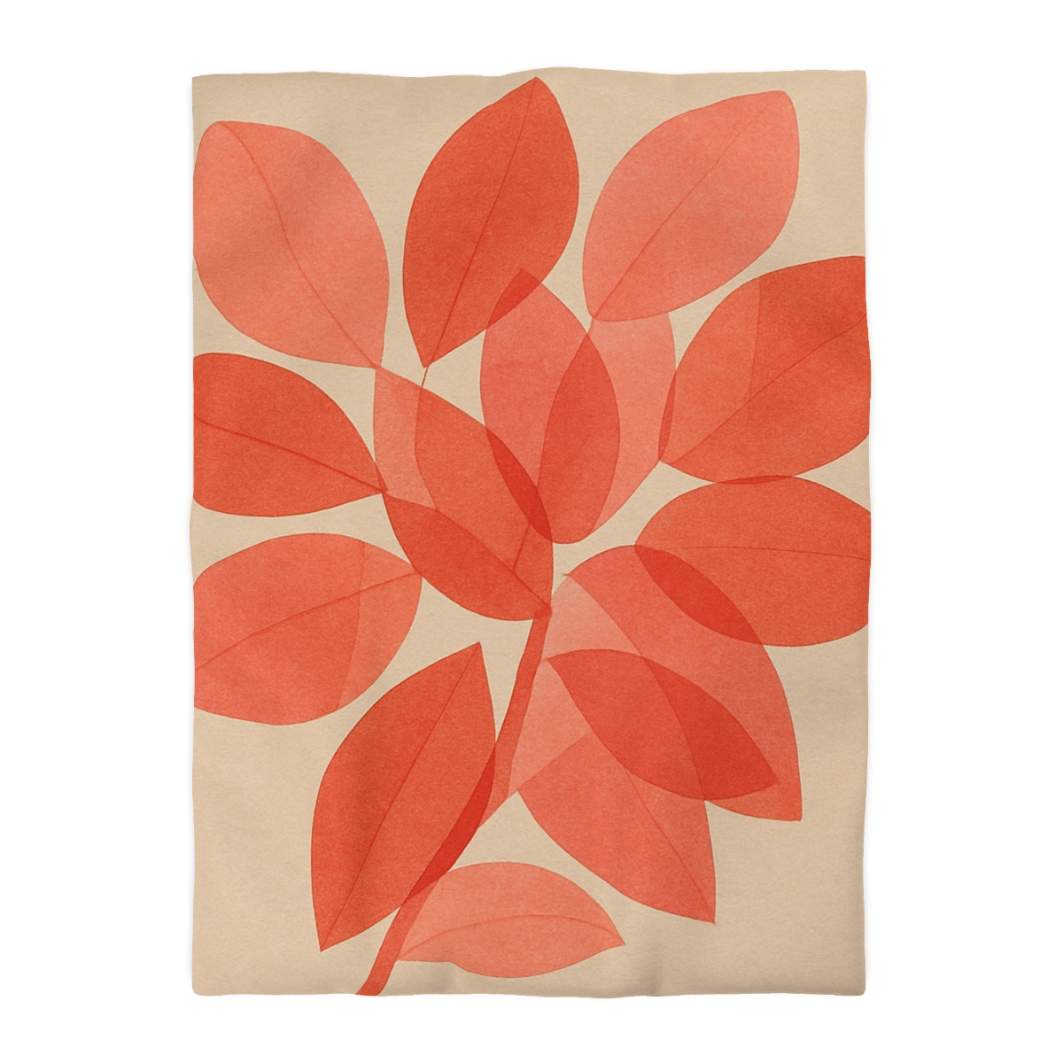 Petal Mosaic Overlay soft comforter duvets