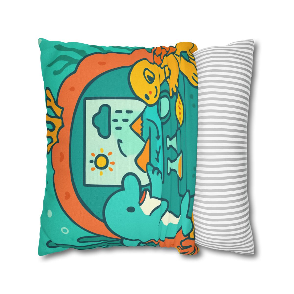 Coral Reef Science Lab trendy patterned pillow cases