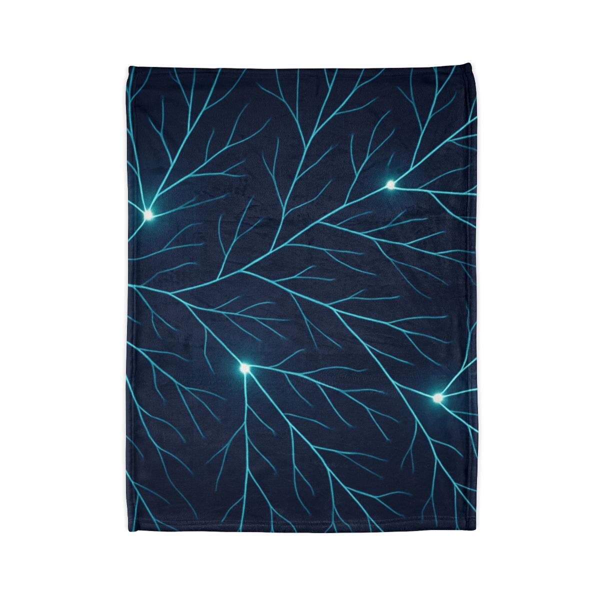 Luminous Vein Constellation stylish throw blankets