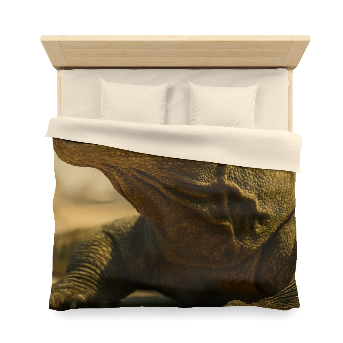 Ancient Sentinel Komodo Dragon personalized bedding duvets