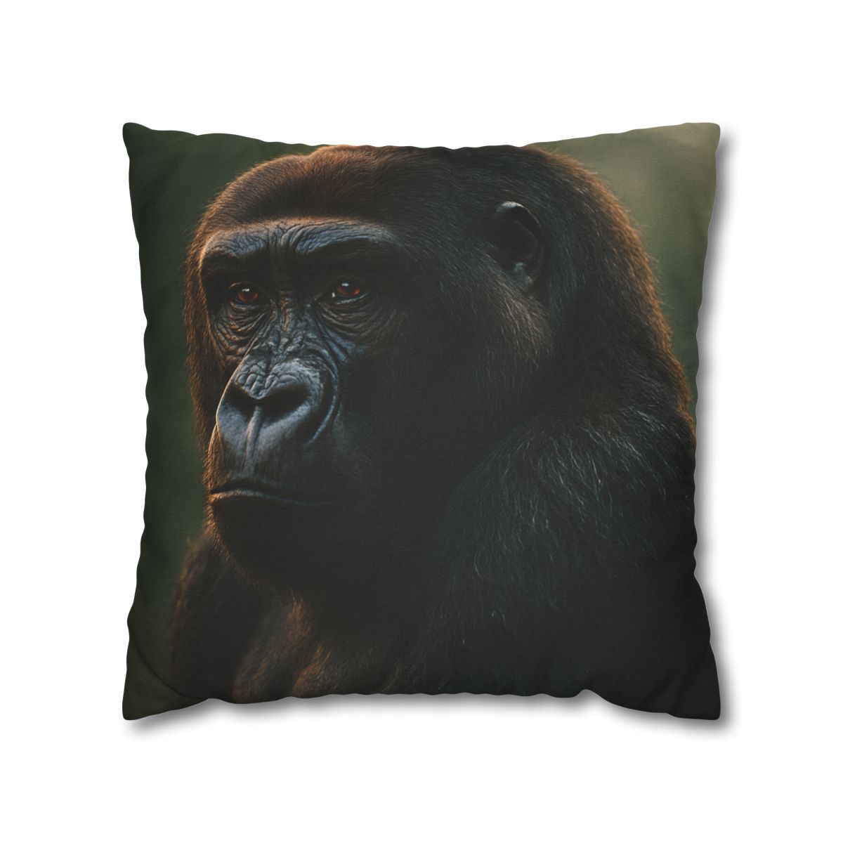 Silent Guardian Mountain Gorilla designer print pillow cases
