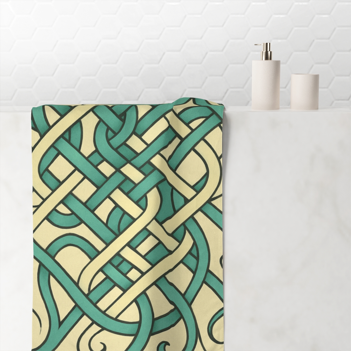 Tendril Ribbon Weave stylish beach towels