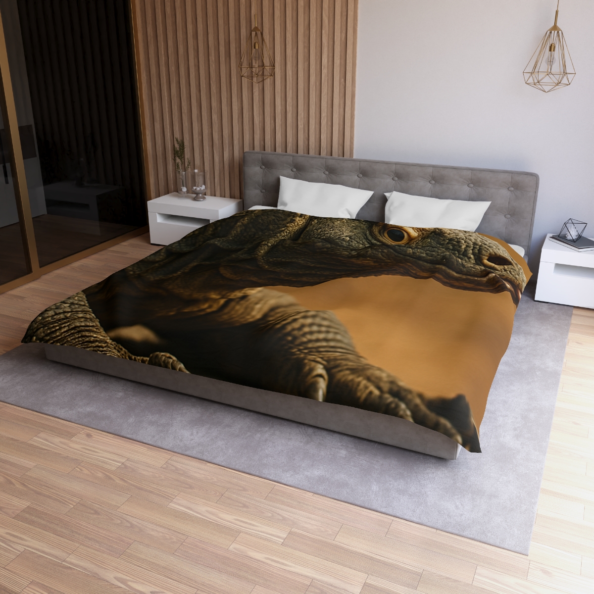 Ancient Sentinel Komodo Dragon trendy bedroom duvets