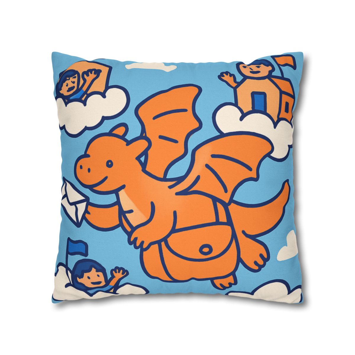 Cloud City Dragon Mail personalized pillow covers