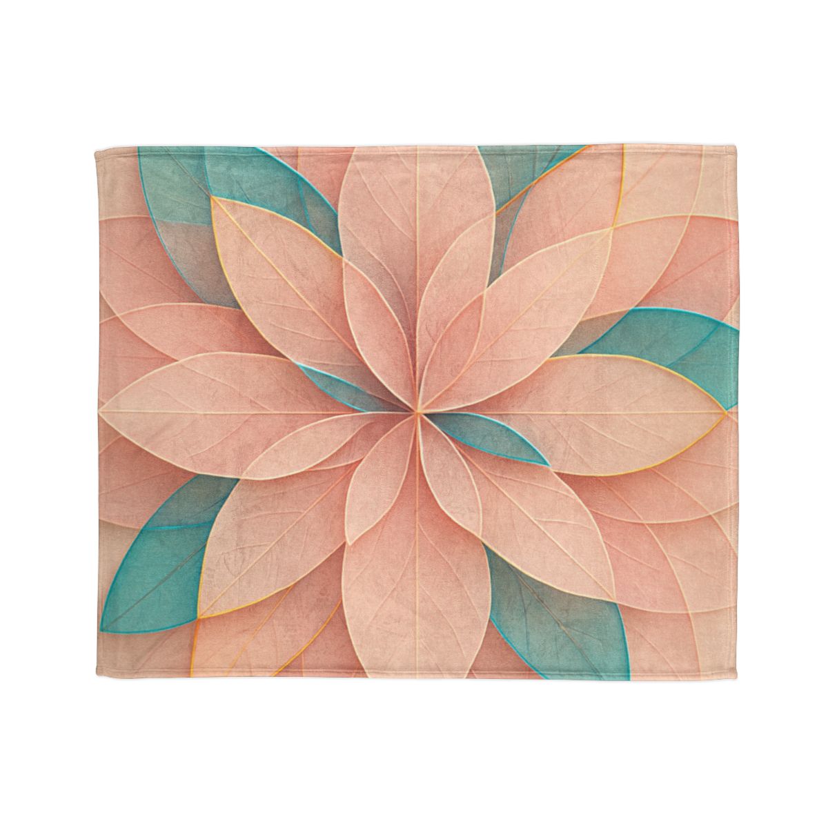 Petal Prism Overlap warm winter blankets