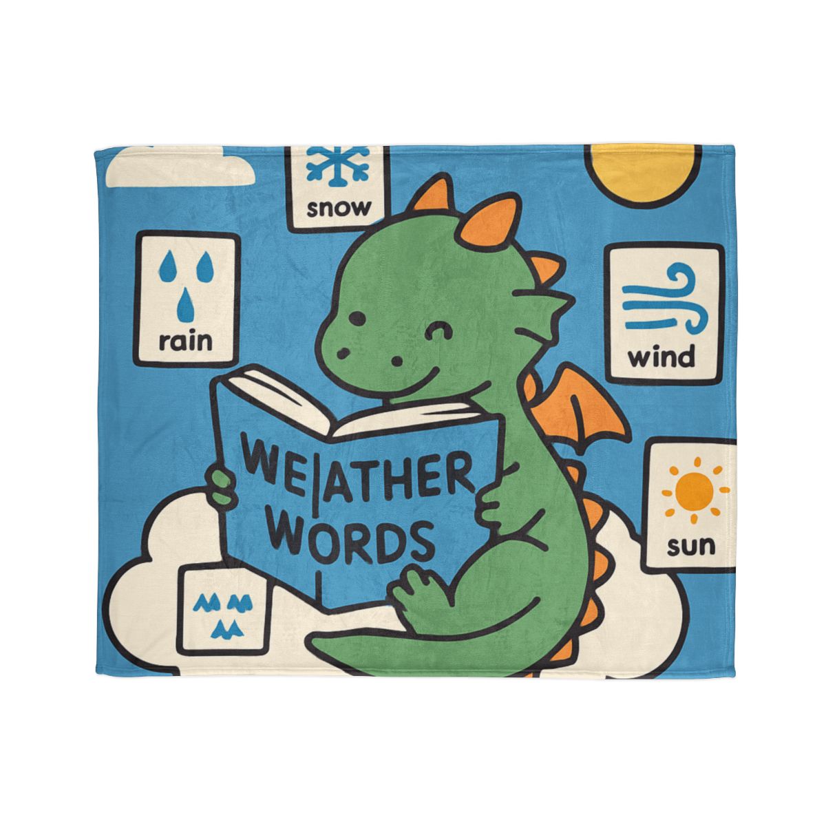 Cloud Library Dragon soft fleece blankets