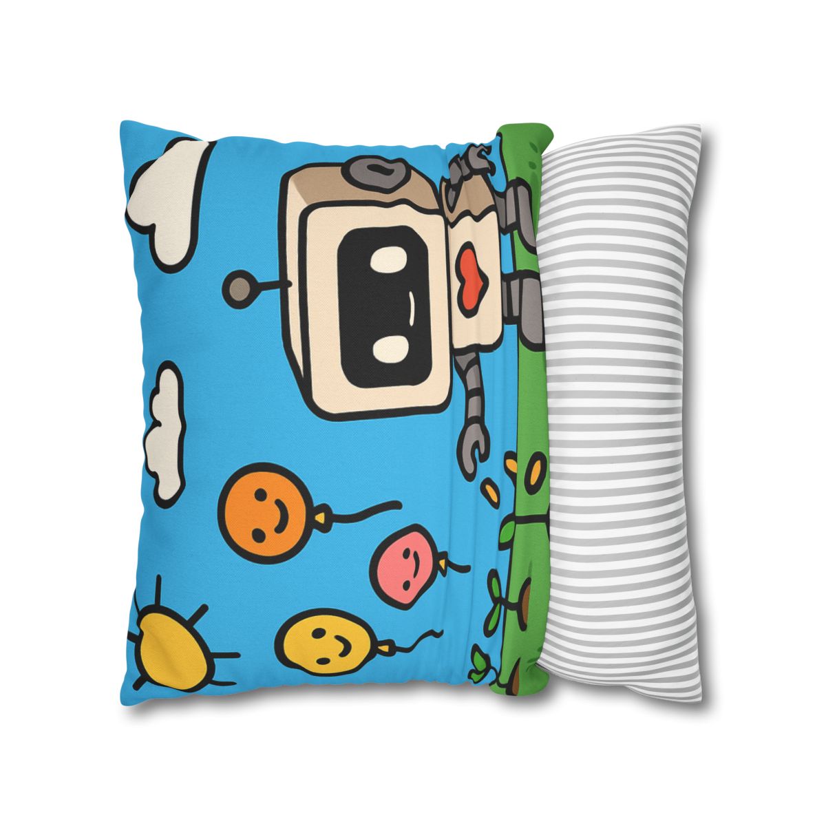 Robot Garden Of Flying Seeds stylish decorative pillowcases