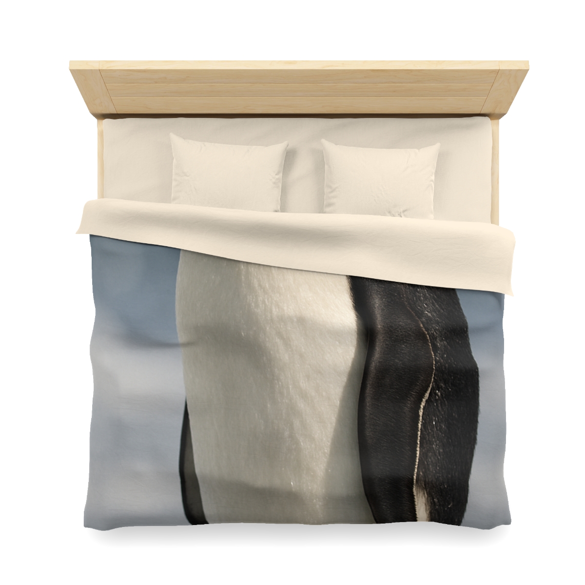 Aurora Drift Emperor Penguin stylish duvet covers