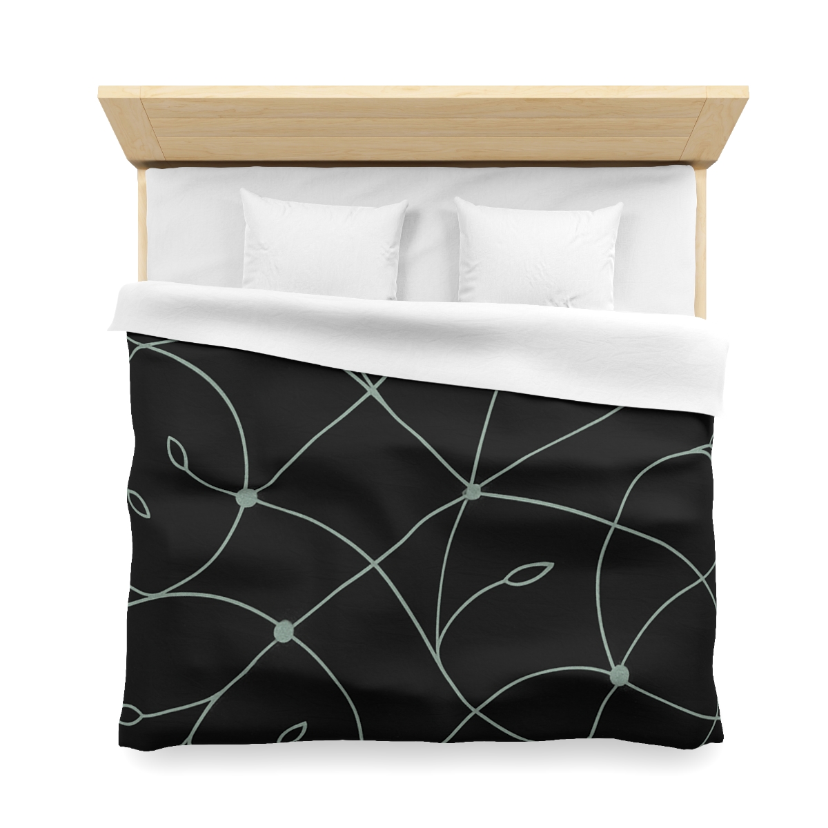 Vine Lattice Constellation Map designer printed duvets