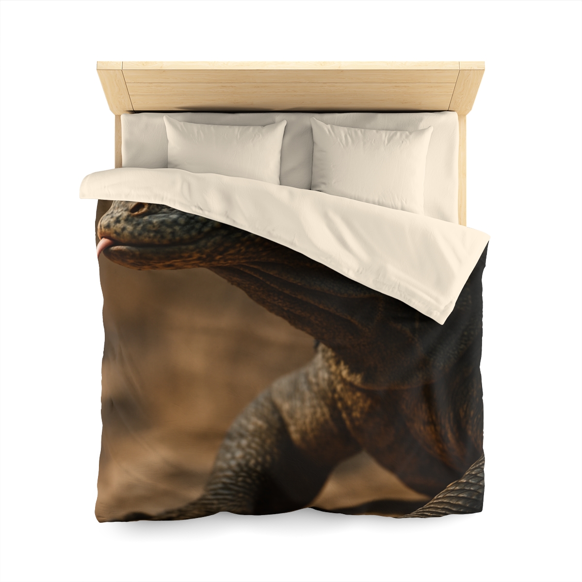 Ancient Sentinel Komodo Dragon personalized bedding duvets