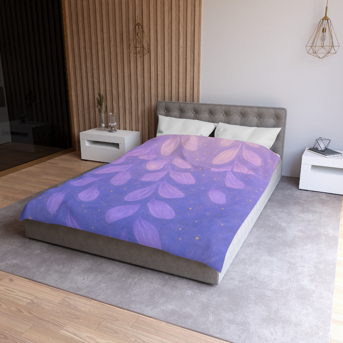 Petal Orbit Cascade unique patterned duvets