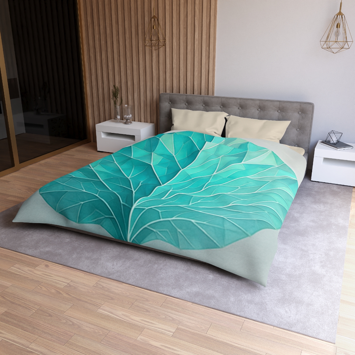 Leaf Vein Prism Fan duvets for gifts