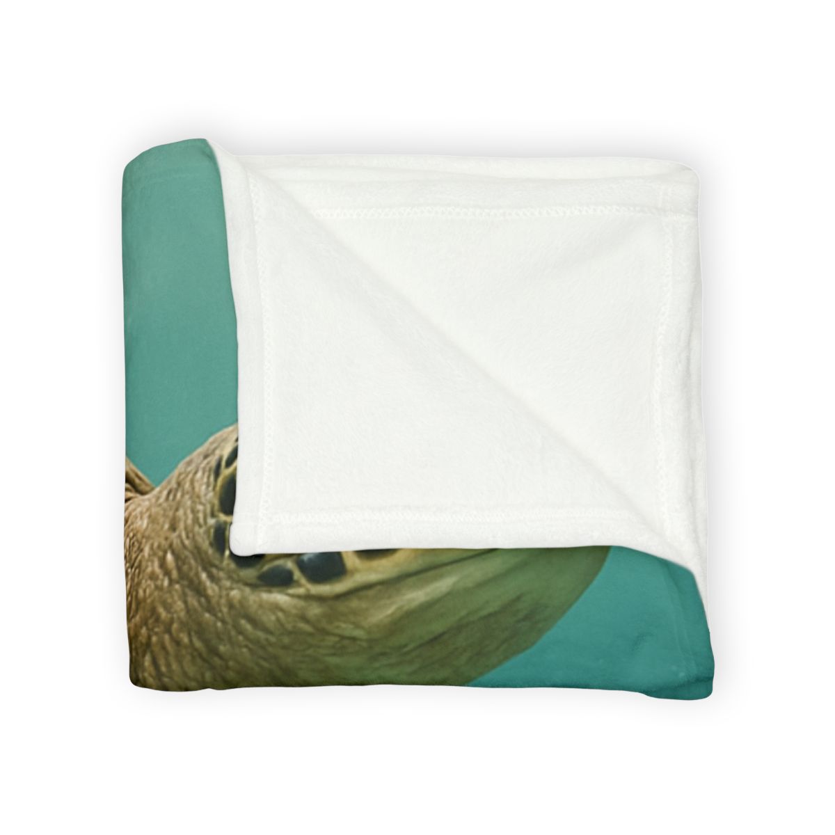 Amber Stillness Green Sea Turtle trendy patterned blankets