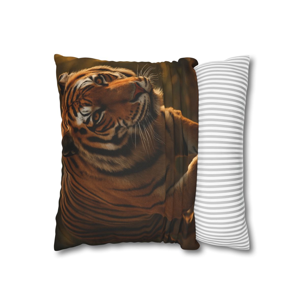 Forest Stalker Bengal Tiger soft cotton pillow cases