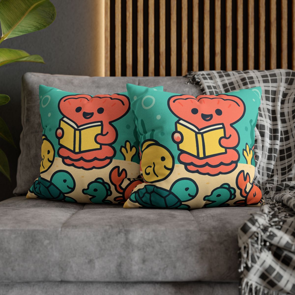 Bubble Reef Class personalized pillow covers