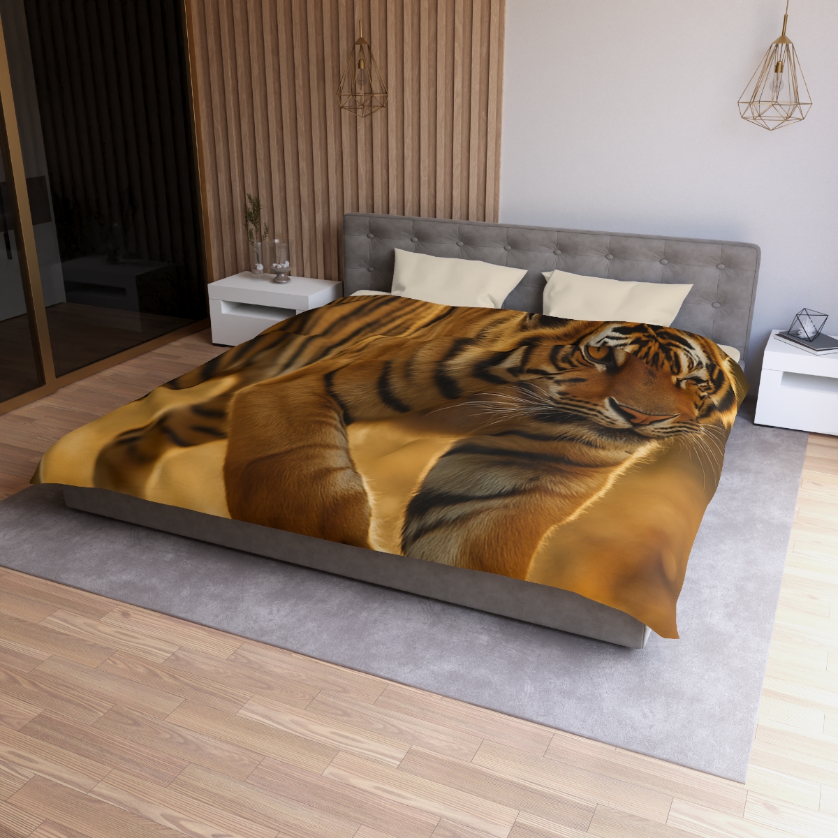 Forest Stalker Bengal Tiger custom duvets