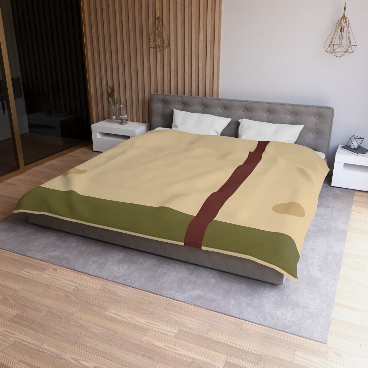 Low Horizon Bar And Tall Post personalized bedding duvets