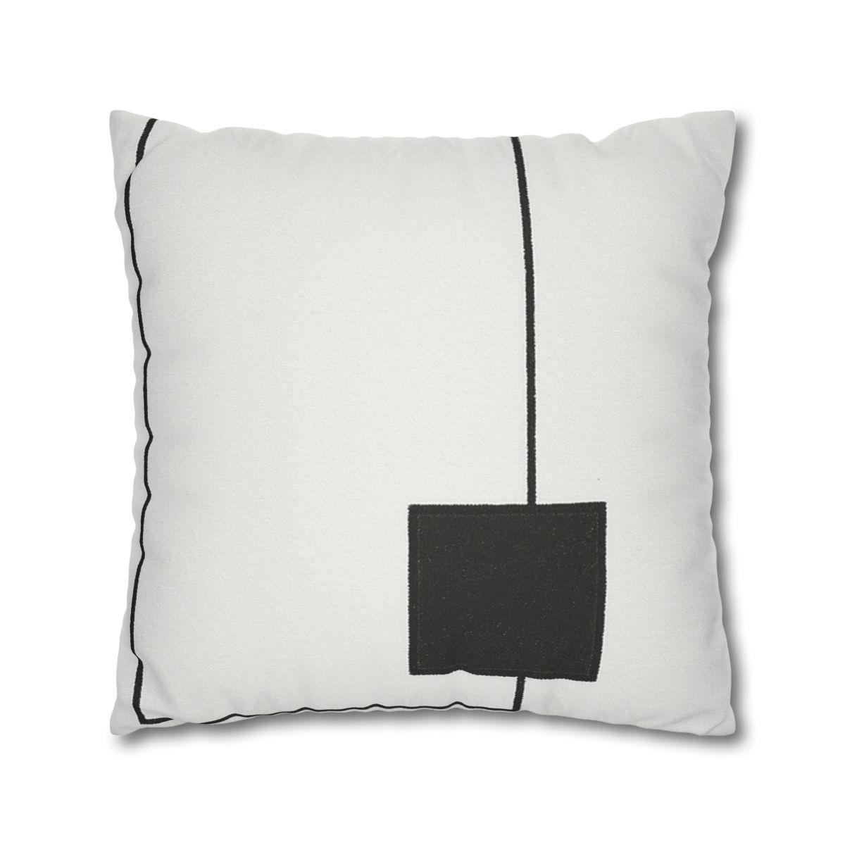 Offset Frame And Inner Square Pause trendy patterned pillow cases