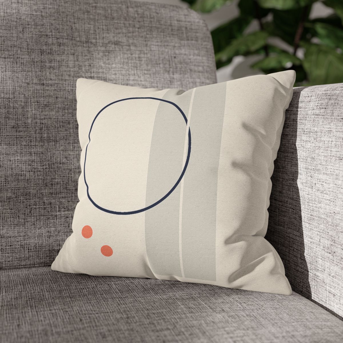 Quiet Orbit With Split Panel trendy patterned pillow cases