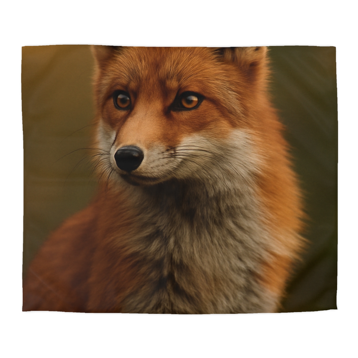 Crimson Whisper Red Fox unique patterned duvets