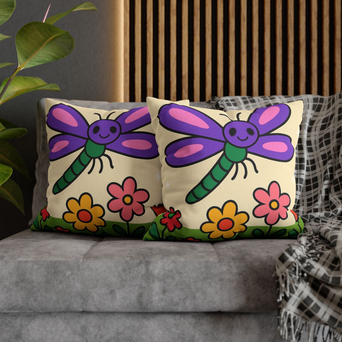 Nebula Dragonfly Garden stylish decorative pillowcases