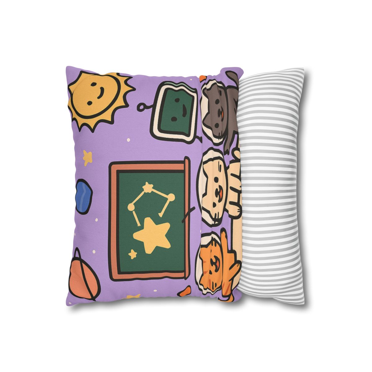 Space School Astronaut Cats comfortable bedding pillow covers