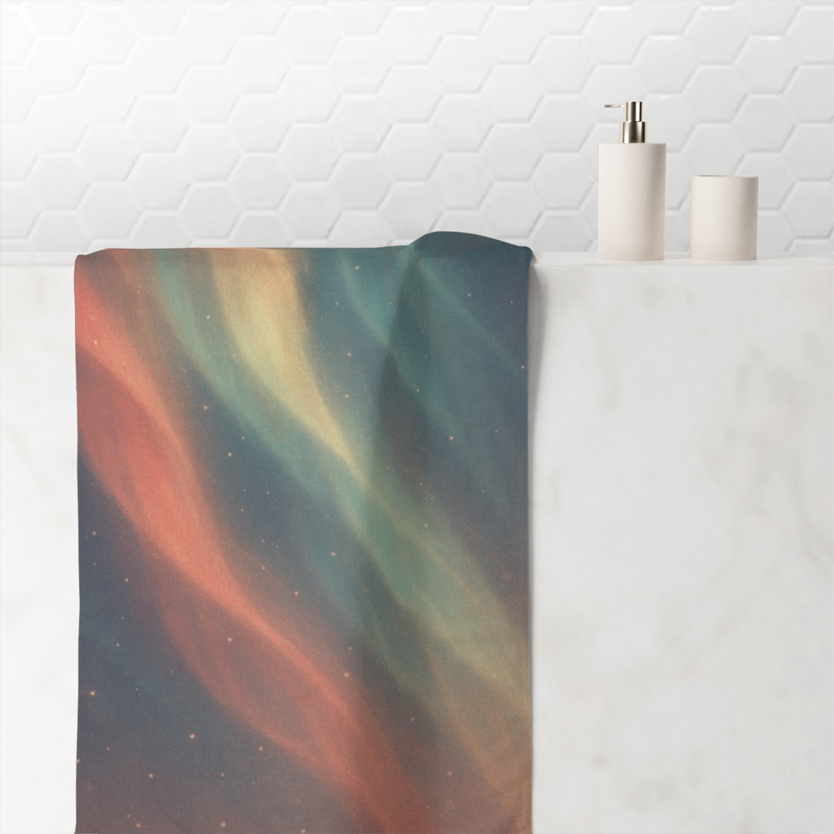 Auroral Dust Weave personalized bath towels