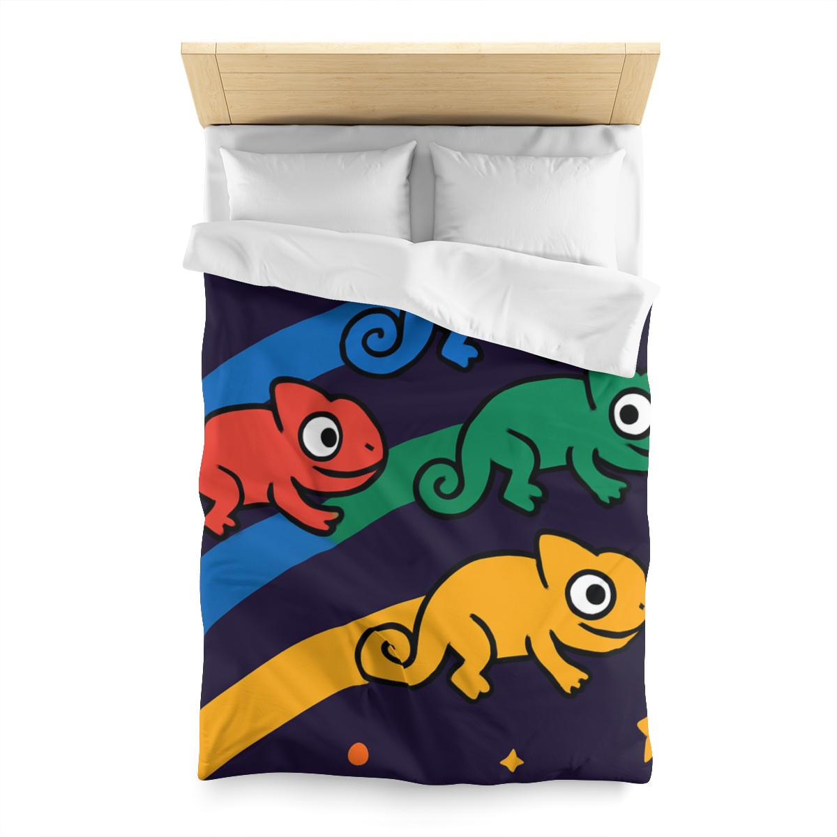Comet Chameleons Color Changing Race stylish duvet covers