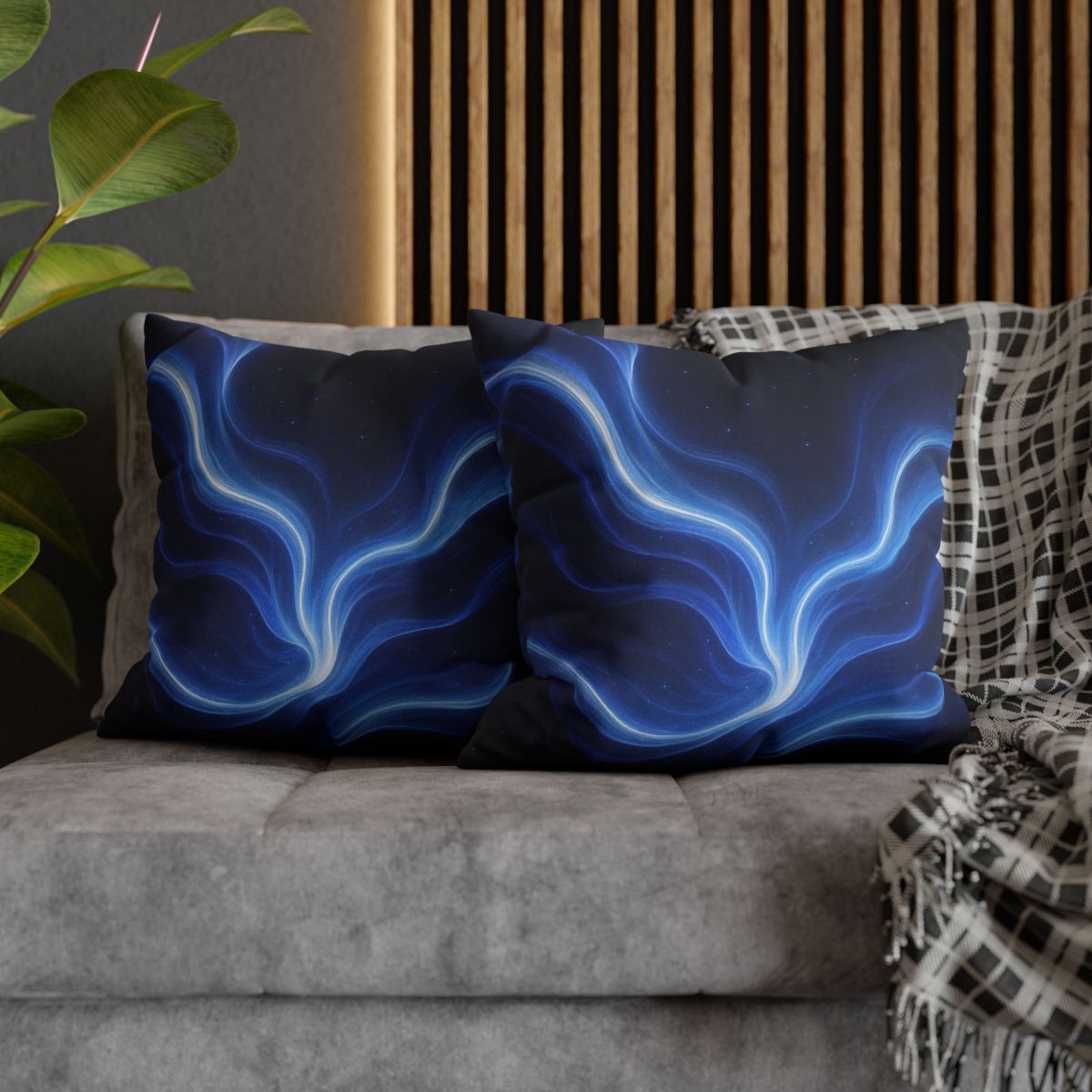 Celestial Waveforms stylish decorative pillowcases