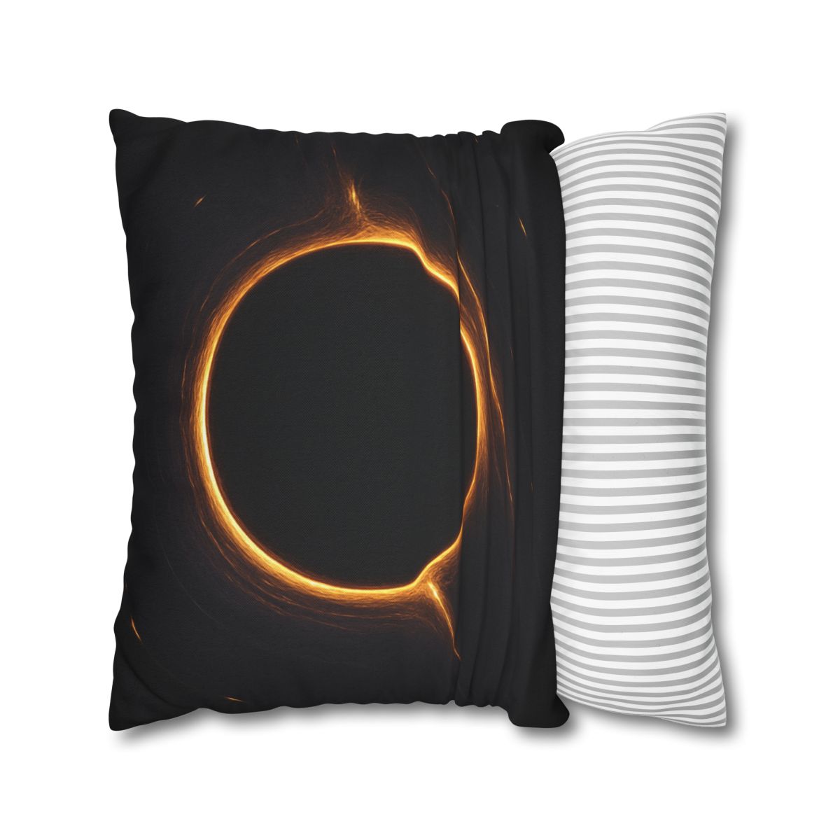 Black Hole Silhouette trendy patterned pillow cases