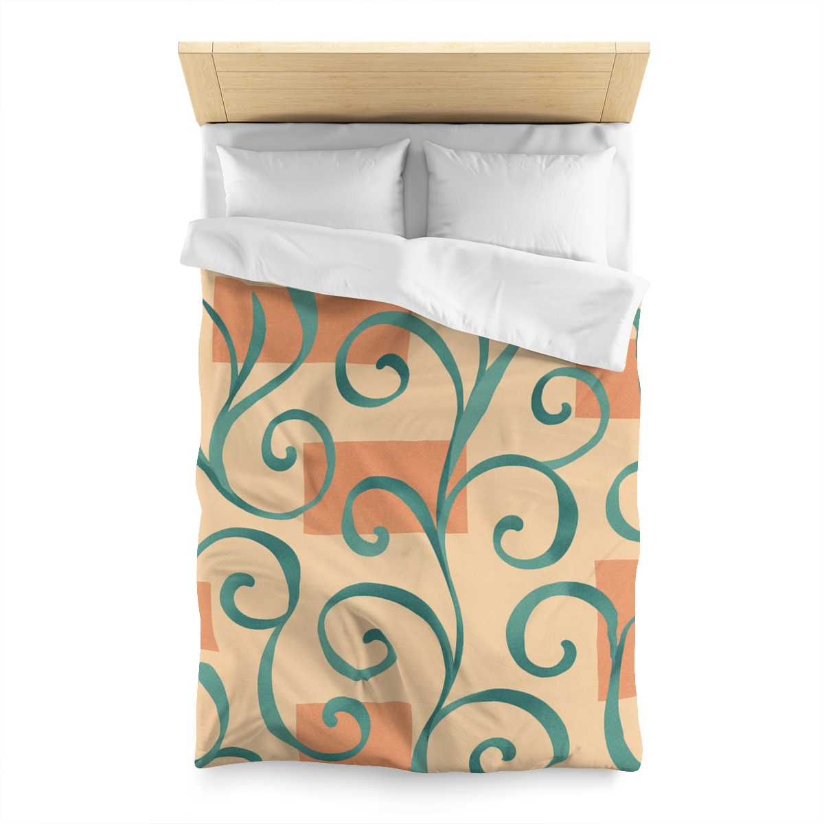 Tendril Ribbon Grid stylish duvet covers