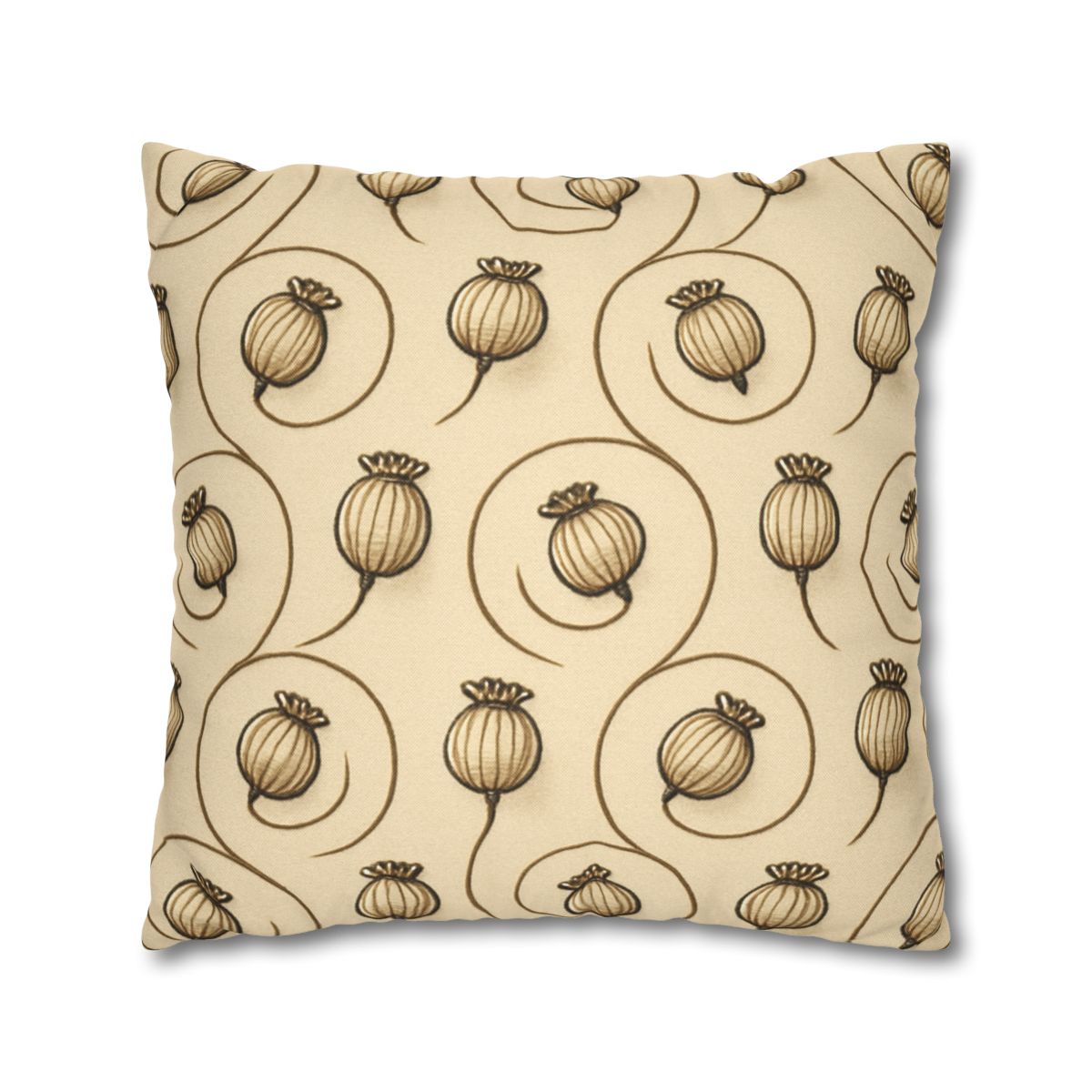 Seed Pod Spiral Ledger personalized pillow covers