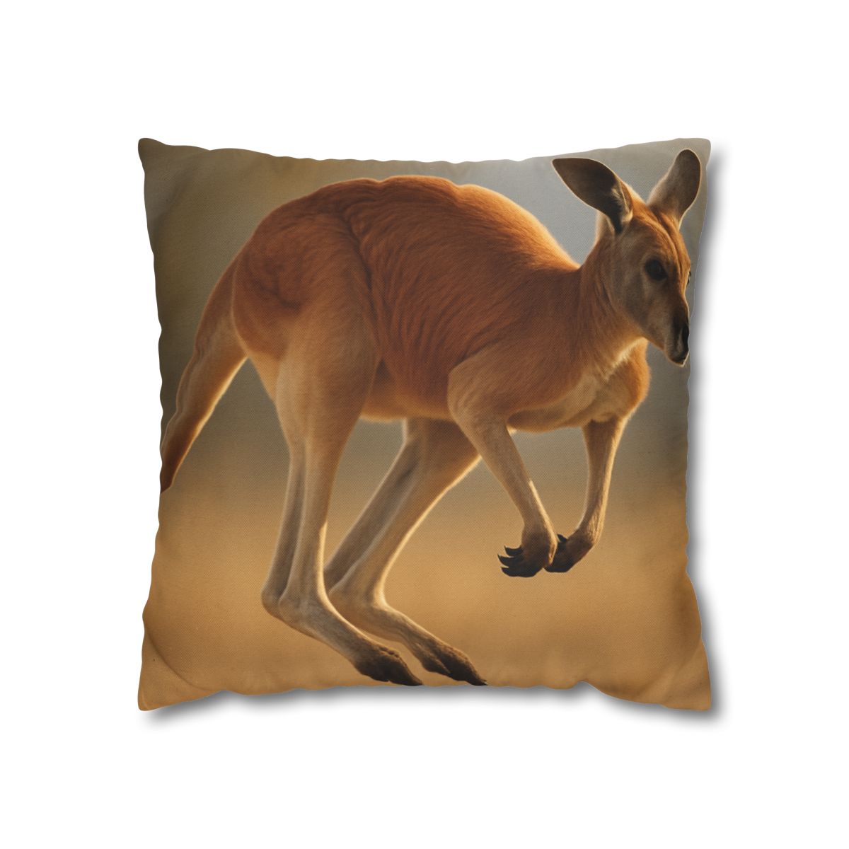 Ember Hop Red Kangaroo trendy patterned pillow cases