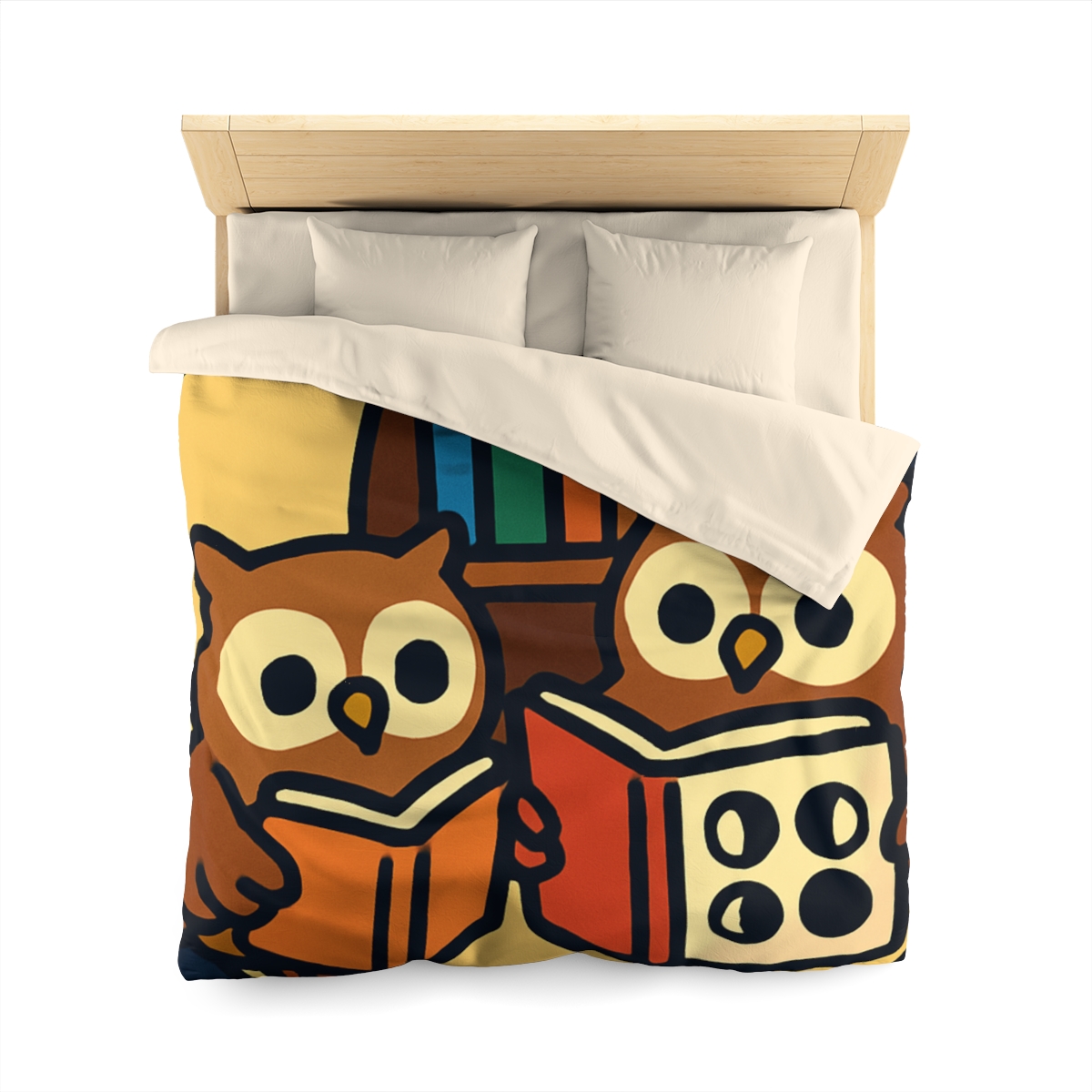 Lunar Library Owls custom duvets