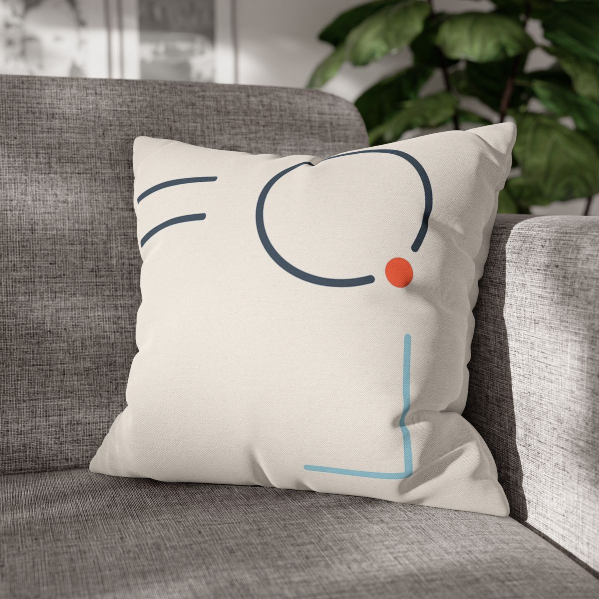 Quiet Orbit With Offset Bars personalized pillow covers