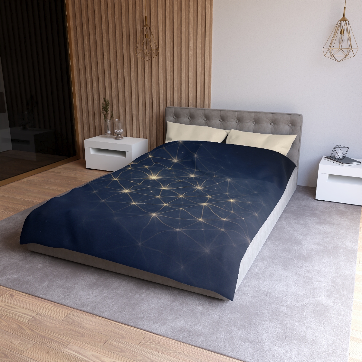 Stellar Lattice Bloom trendy bedroom duvets