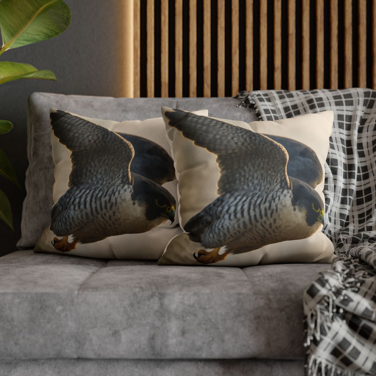 Sky Bolt Peregrine Falcon stylish decorative pillowcases