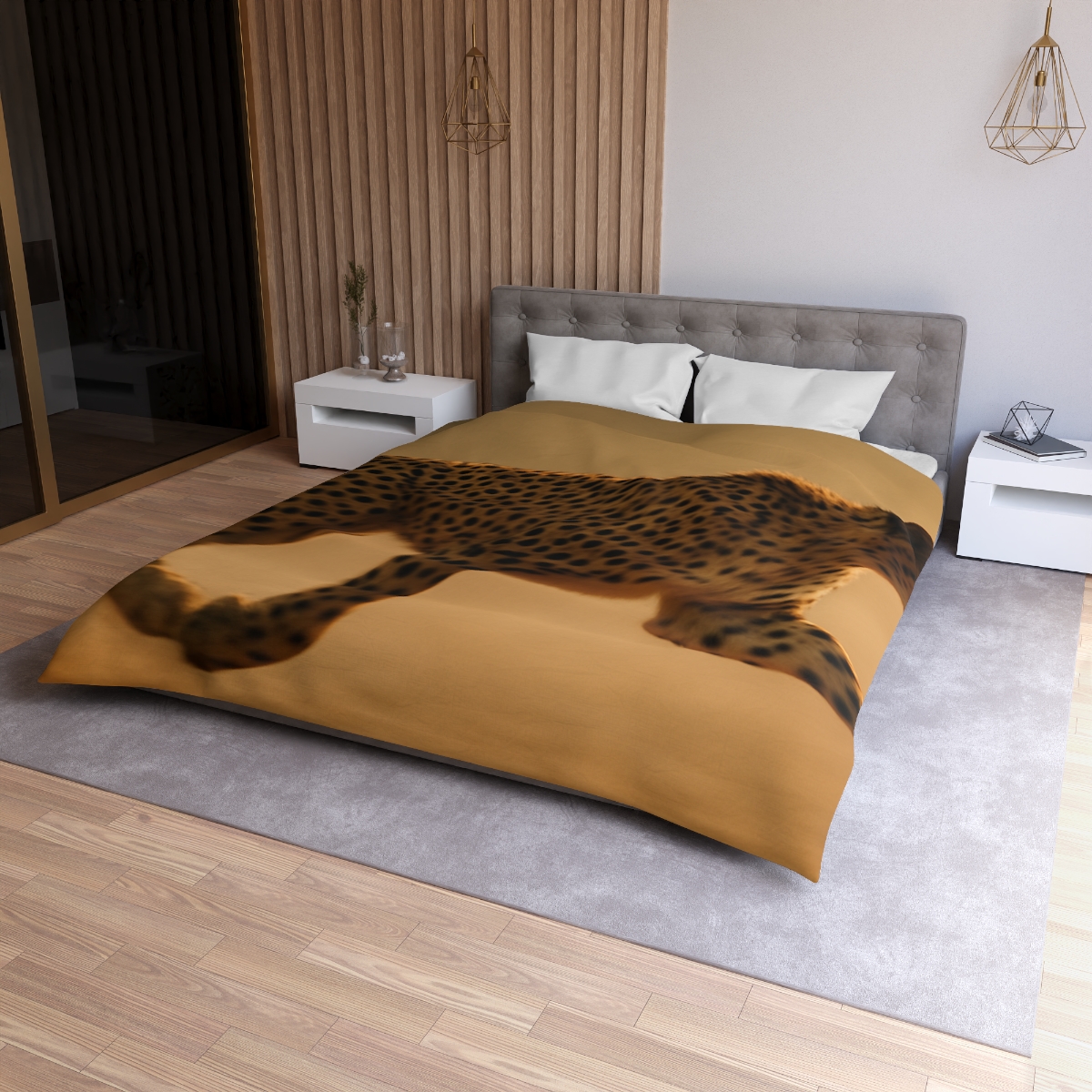 Horizon Sprint Cheetah soft comforter duvets