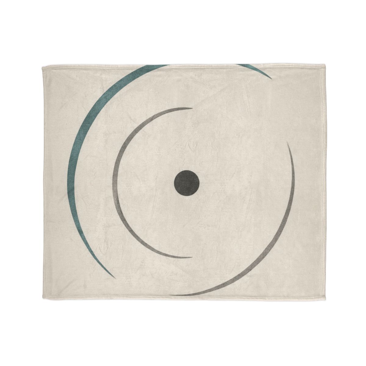 Twin Arcs And Centered Dot stylish throw blankets
