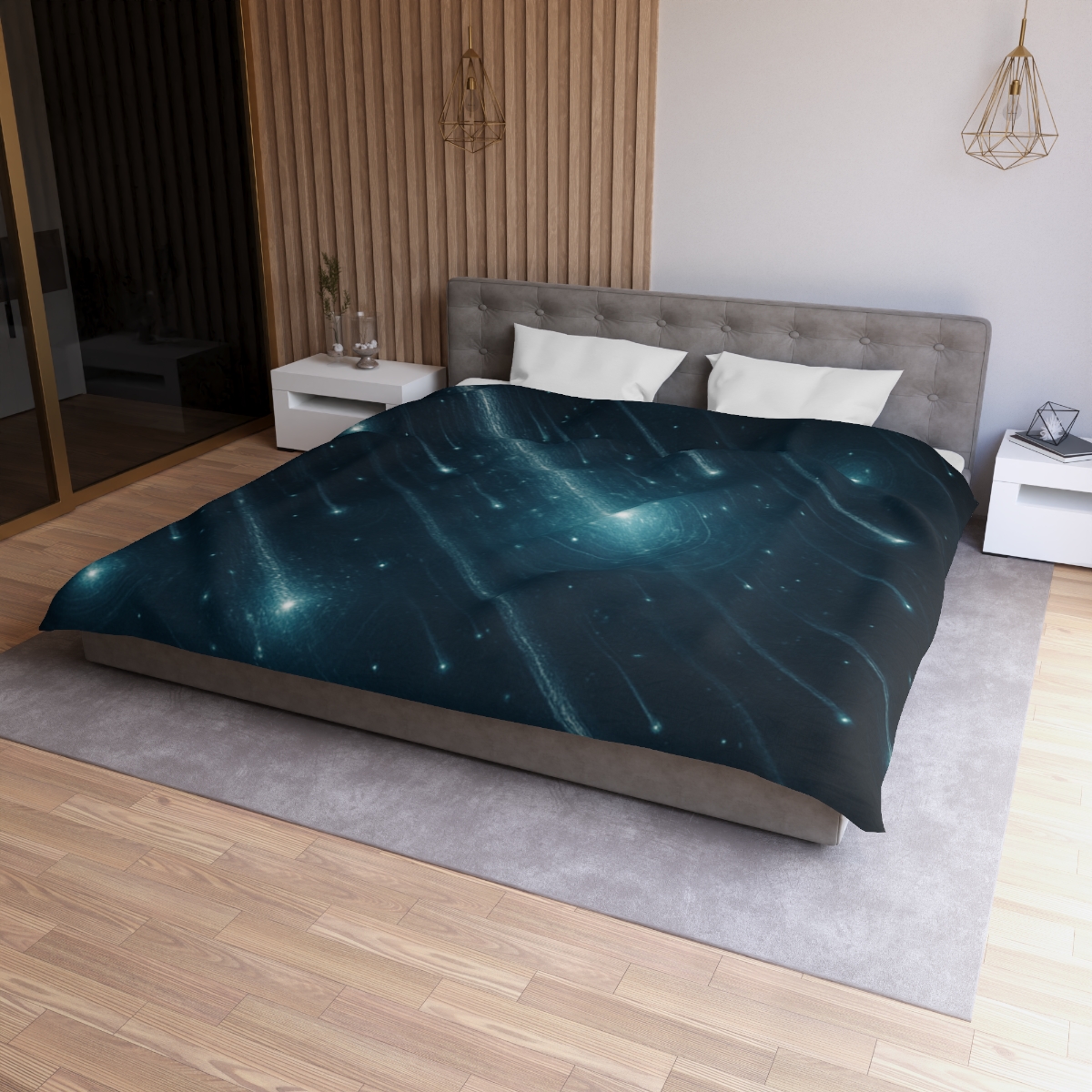 Radiant Echo Starstorm personalized bedding duvets