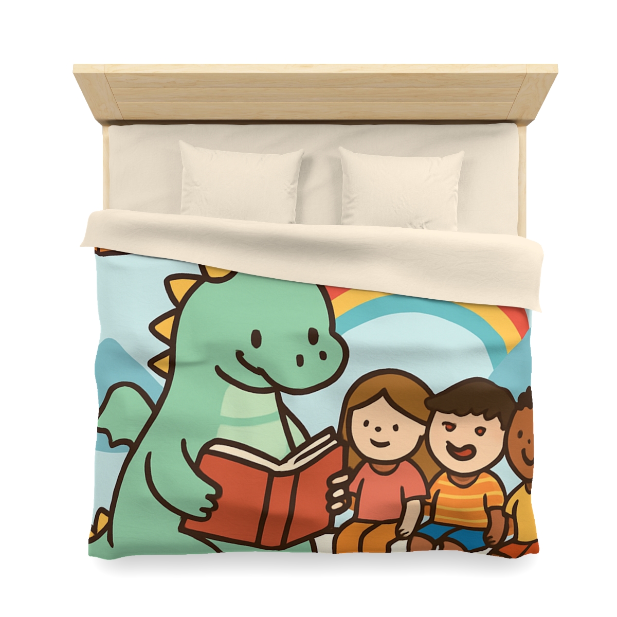 Dragon Library In The Cloud Valley unique patterned duvets