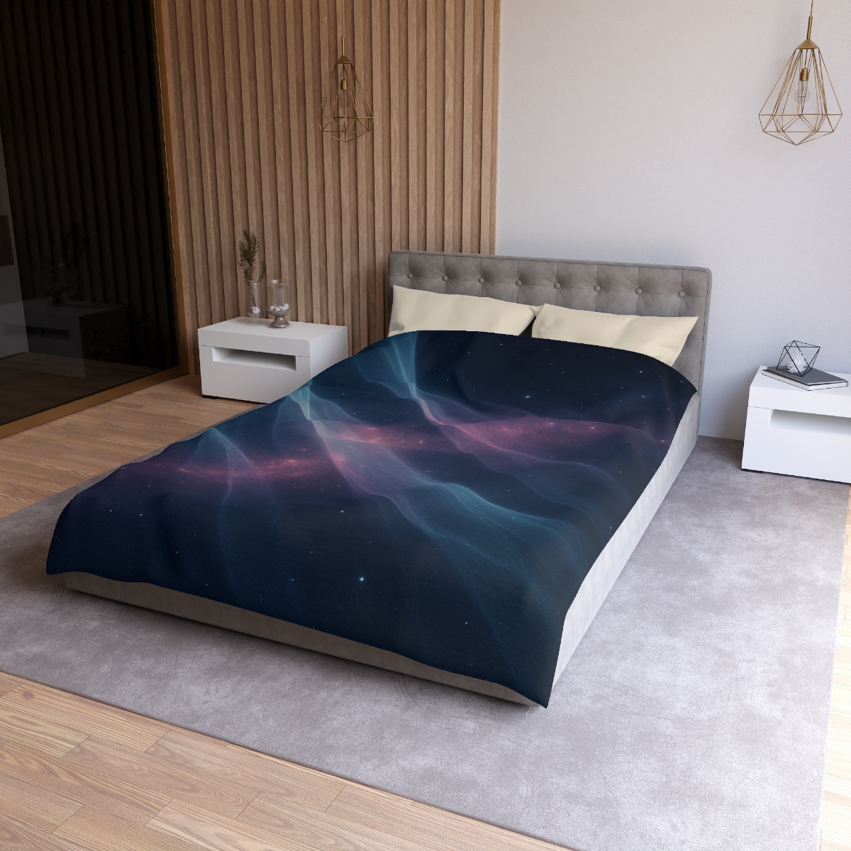 Prismatic Ion Veil Drift stylish duvet covers