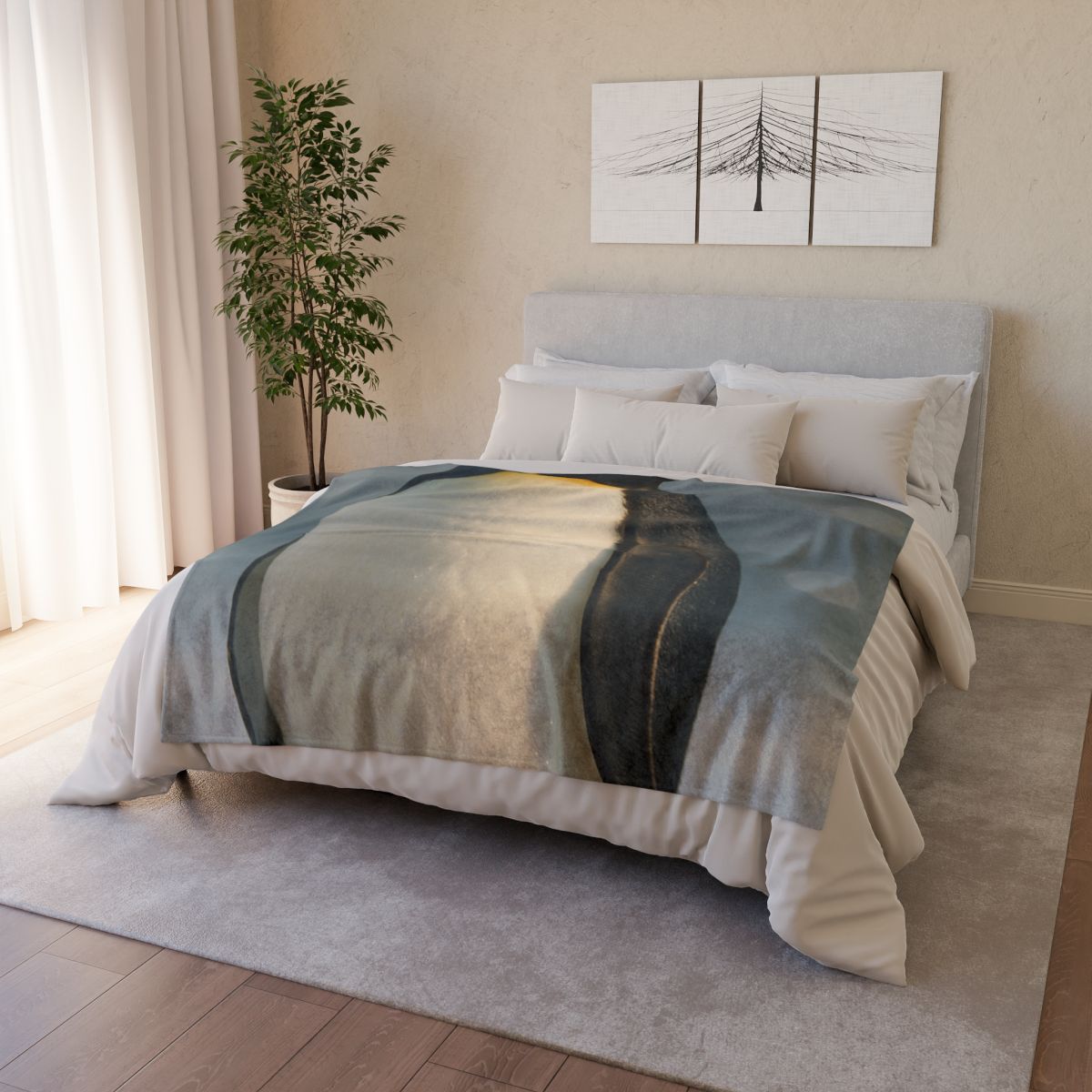 Velvet Eclipse Emperor Penguin custom blankets
